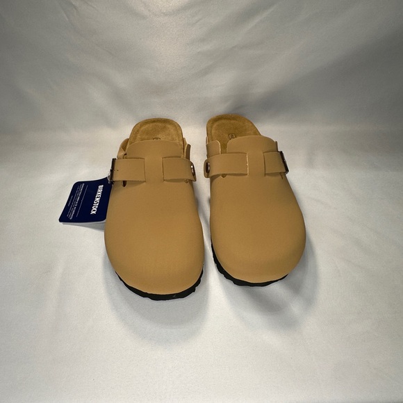 NWT Birkenstock Boston Clog Tan Size 8 8.5 Women’s 39 - Picture 5 of 7